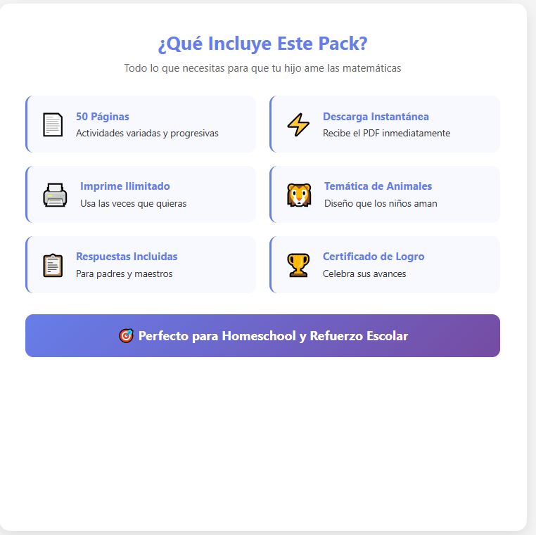 Aventuras Matemáticas: 50 Actividades que Tu Hijo Pedirá Repetir (6-8 años)